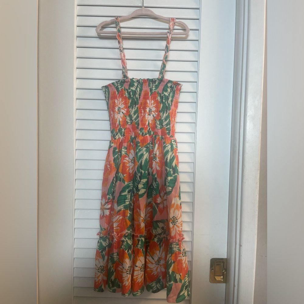 Epic Threads NWOT Sundress- Tropical print & adorable, Size M 8-10